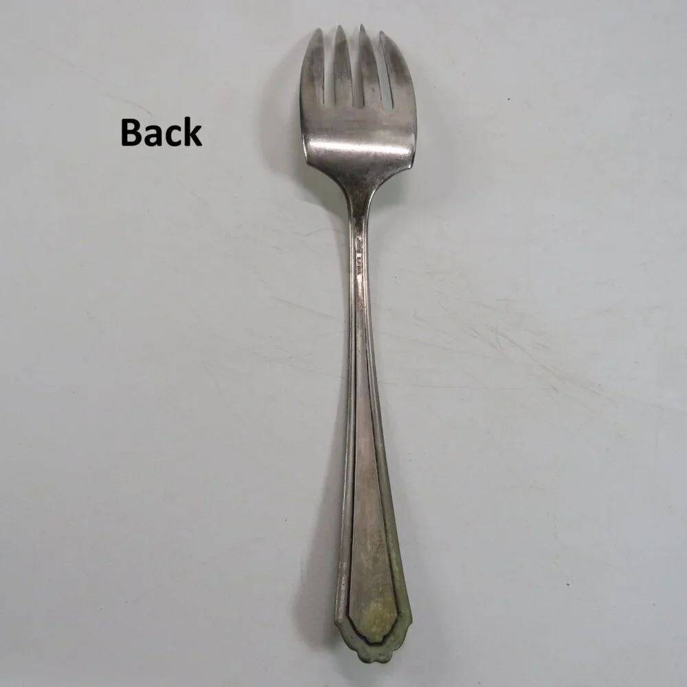 VTG Dinner Fork Art Deco style Silver Plated 